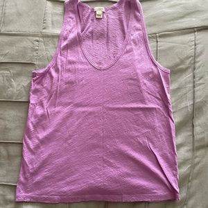 J Crew Factory Tank Size L. Purple